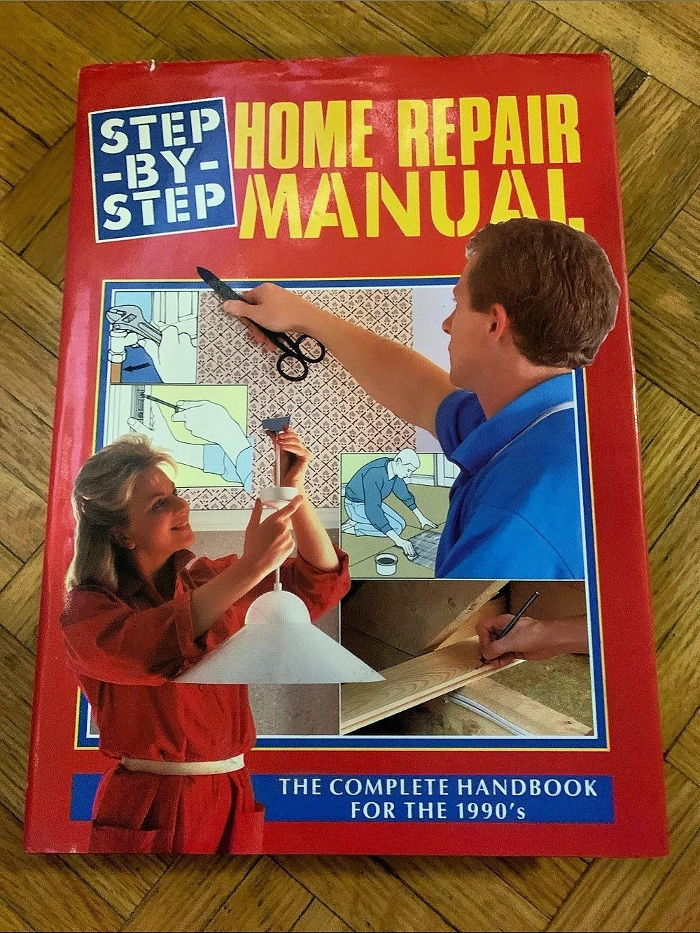 Step-by-Step Home Repair Manual DIY Home Improvement Book Vintage